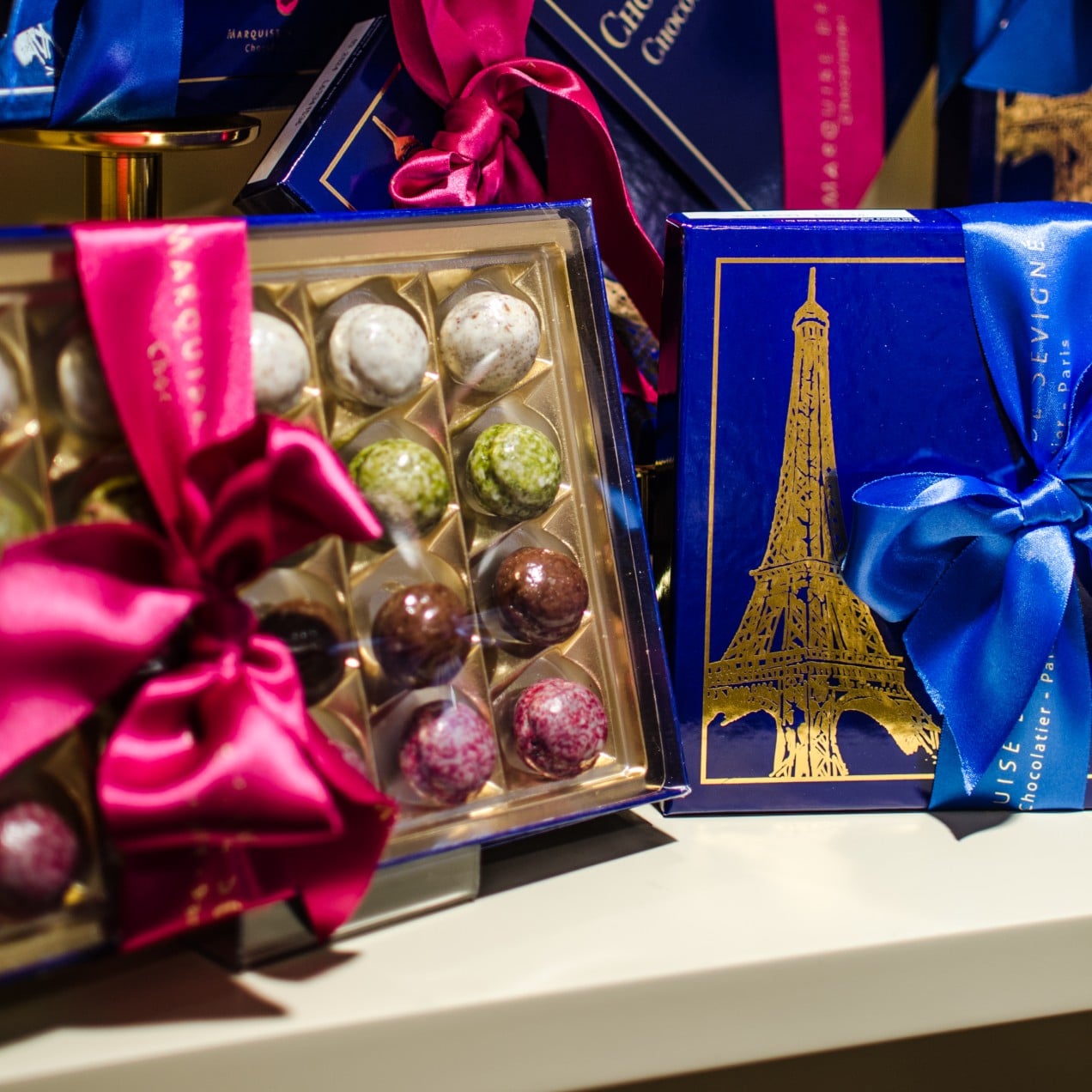 coffret cadeau choco macarons