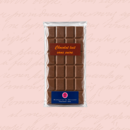 tablette chocolat lait sans sucre
